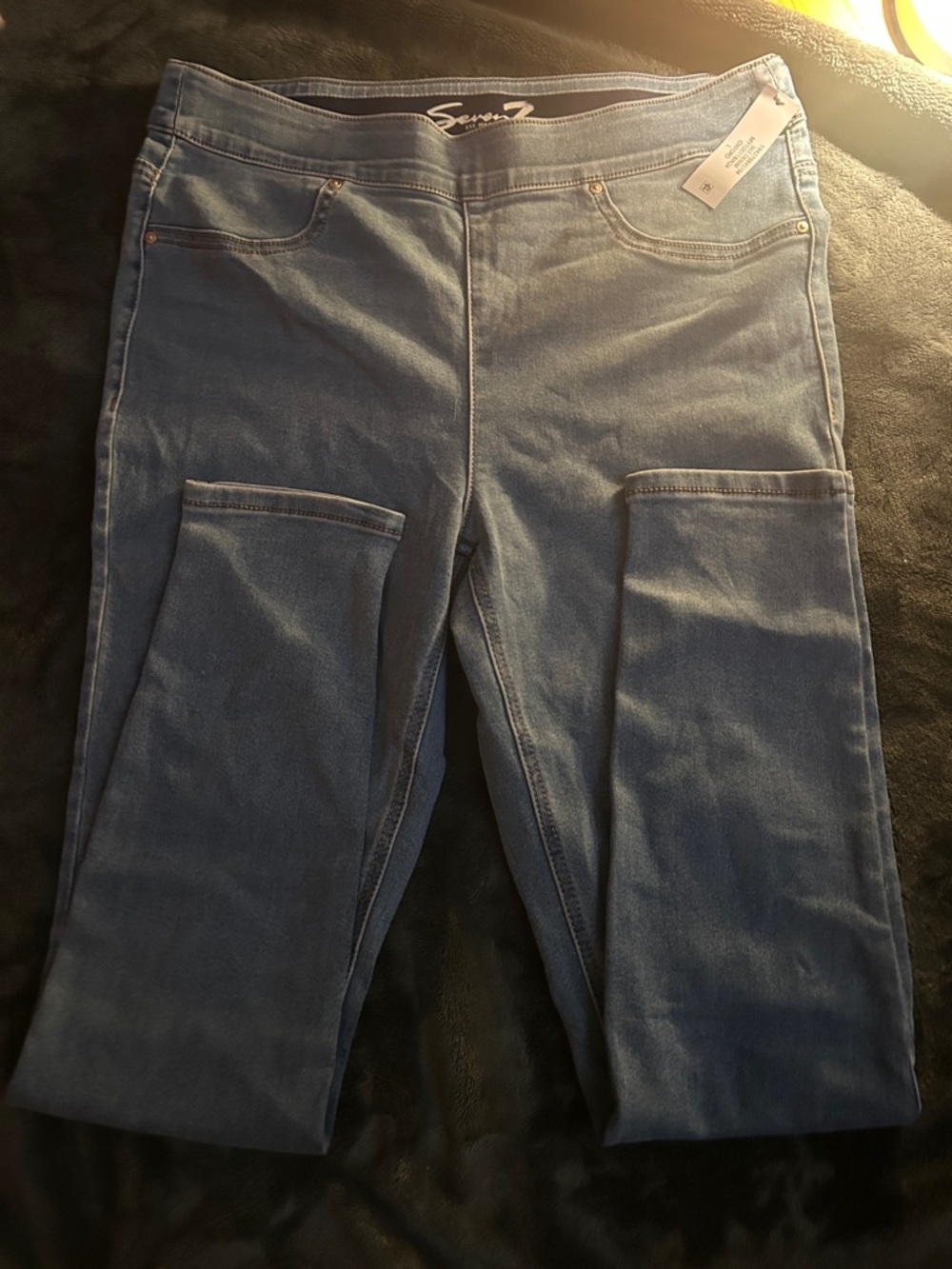 Seven7 Light Blue Stretch Jeggings